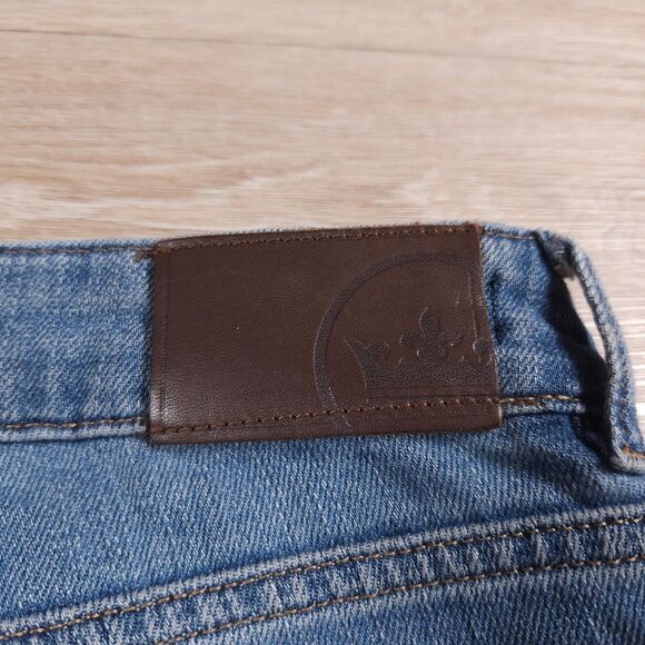 Peter Millar Crown Crafted Jeans Mens 40x34(32) Blue Stretch Denim 5-Pocket - Picture 8 of 16